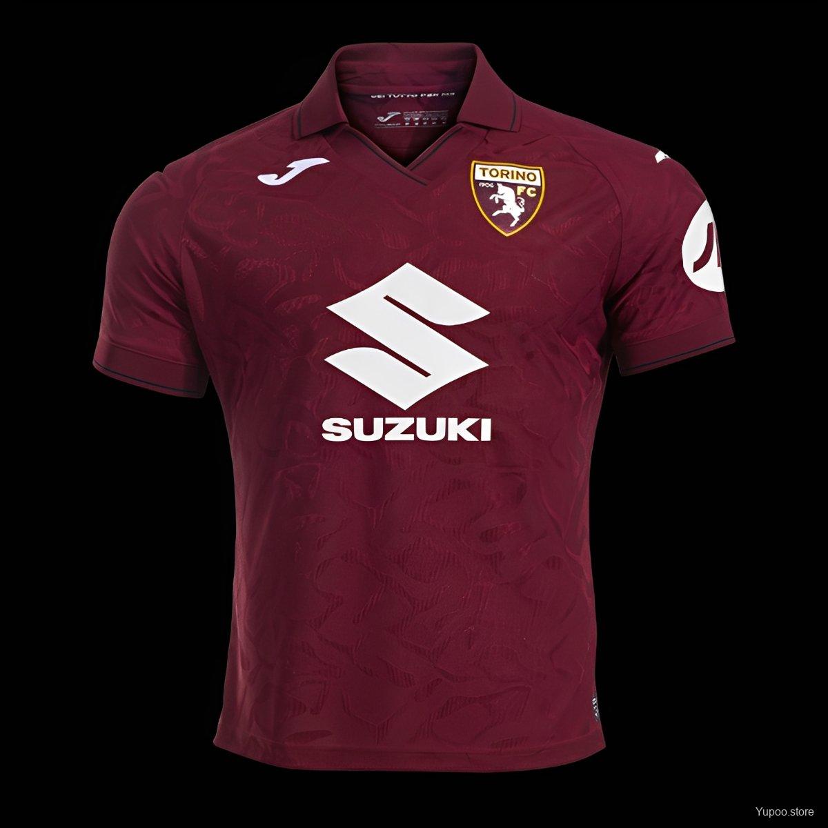 Camiseta de fútbol Torino 2025/26 LOCAL MANGA CORTA VERSION FAN